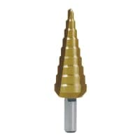 Burghiu treptat HSS, HSS, TiN, cu 3 muchii de taiere, canelura dreapta 101350-9T 4