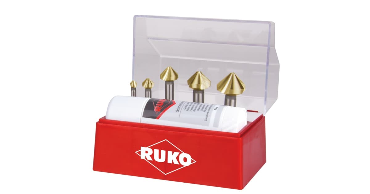 Set zencuitoare 90° HSS-TiN - 6 piese 102142T
