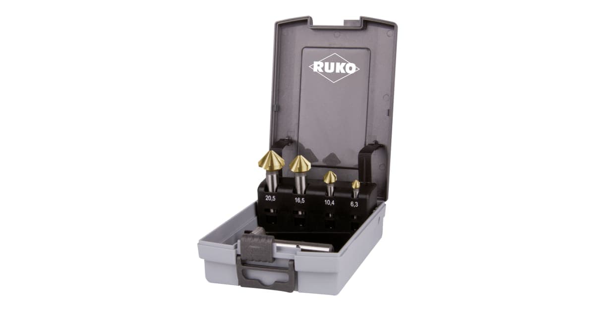 Set zencuitoare 90° HSS-TiN - 5 piese 102154TRO