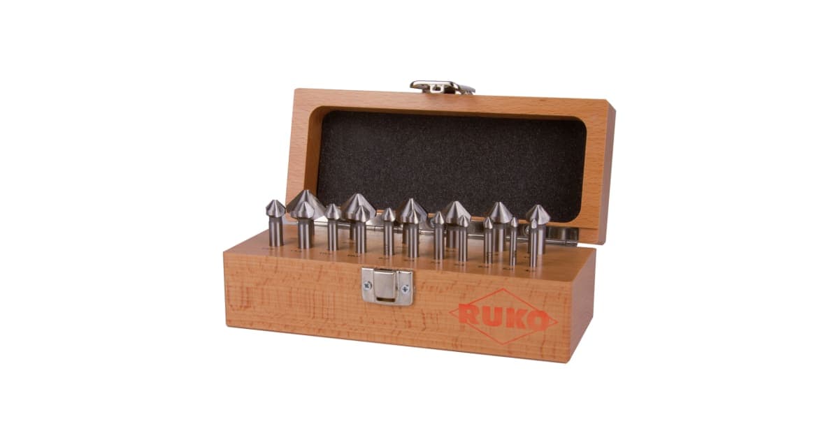 Set zencuitoare 90° HSS - 17 piese 102155