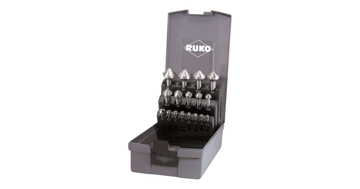 Set zencuitoare 90° HSS - 17 piese 102155RO