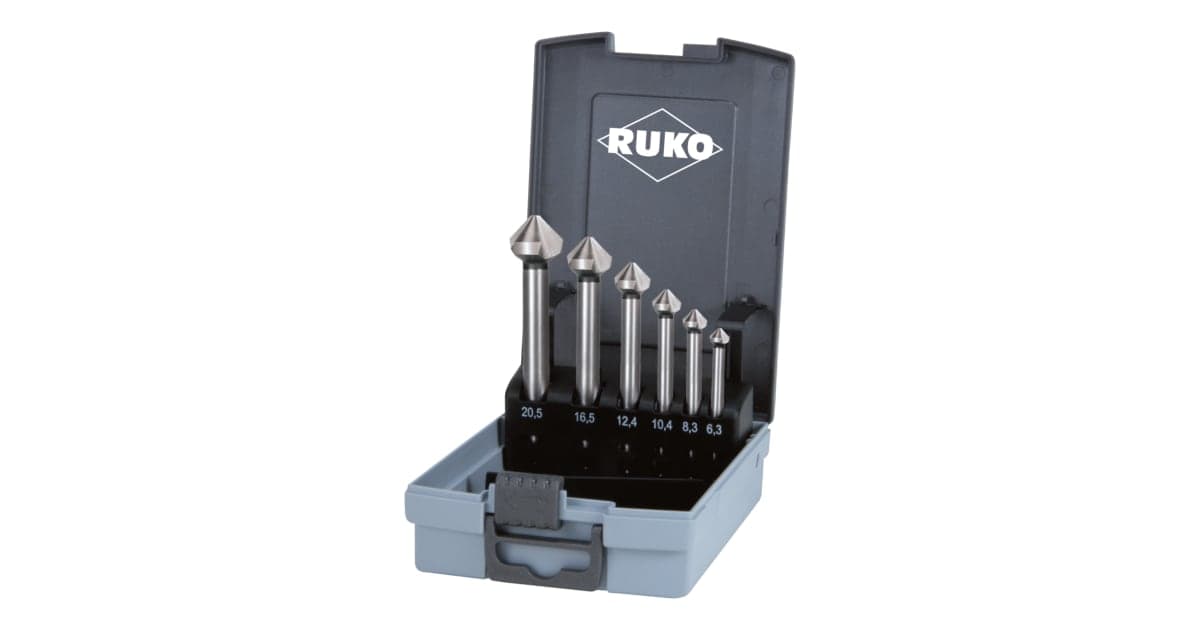 Set zencuitoare 90° HSS - 6 piese 102158RO