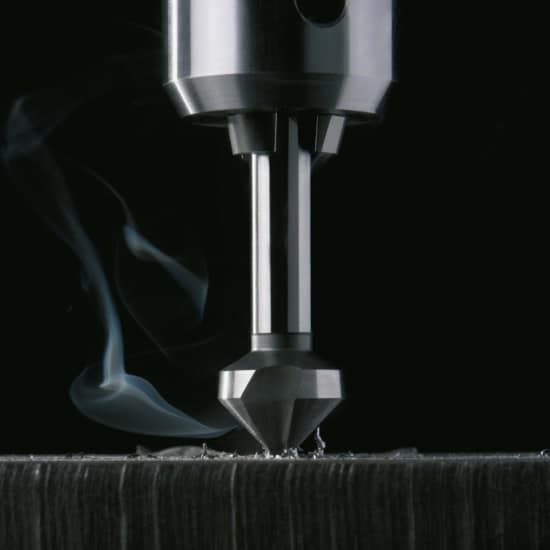 Zencuitor 90° HSS, HSS, DIN 335, 90°, tip C, cu tijă cilindrică lungă 102274 4