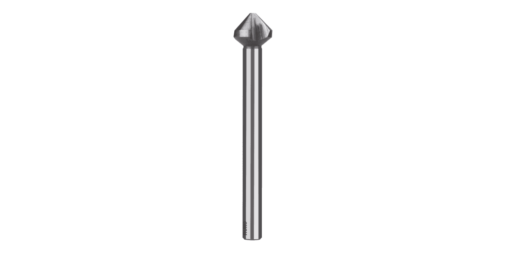 Zencuitor 90° HSS, HSS, DIN 335, 90°, tip C, cu tijă cilindrică lungă 102277 2