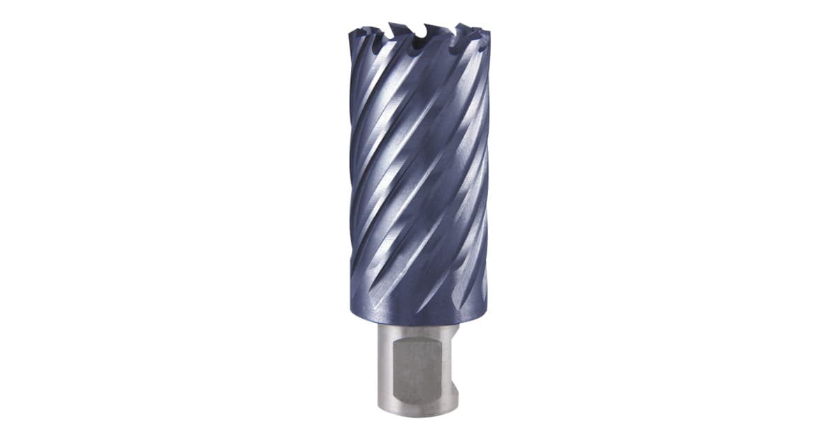 Carotă pentru metal HSS, HSS, TiAlN, tijă Weldon (¾"), adâncime de tăiere 55,0 mm 108544F