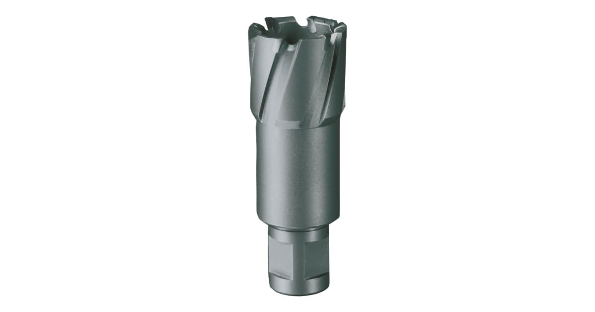 Carotă pentru metal cu pastile din carbură metalică (CMS), tijă Weldon (¾"), adâncime de tăiere 50,0 mm 108734