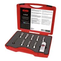 Set carote HSS cu prindere Weldon - 10 piese 108810E 4