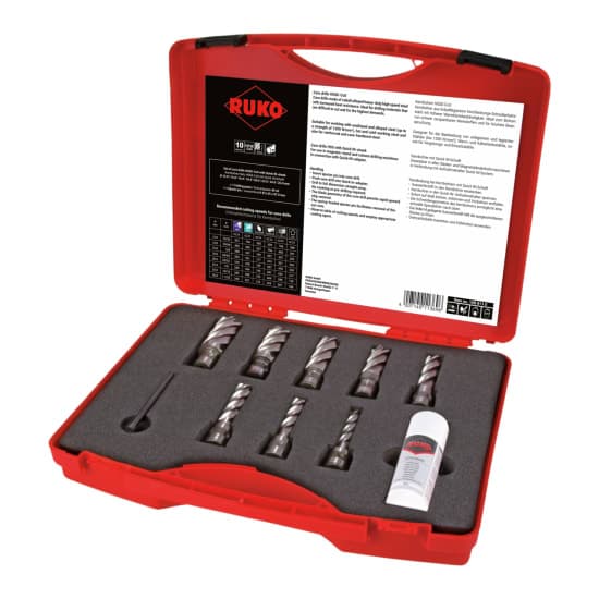 Set 10 carote pentru metal HSSE-Co 5, prindere QuickIN, adâncime de tăiere 35 mm 108811E 3