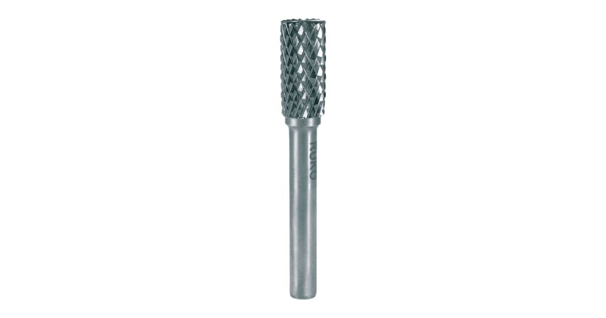 Freză biax din carbură metalică, forma B, cilindru (ZYAS) cu dantură de capăt 116015