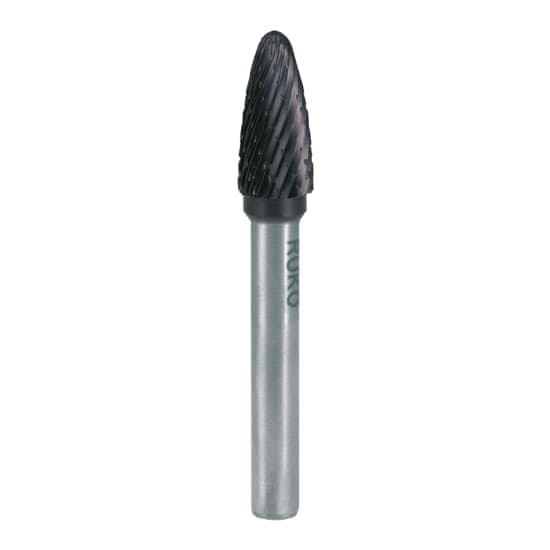 Freză biax din carbură metalică, TiAlN, formă F, arc rotund (RBF) 116030TC 3