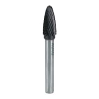 Freză biax din carbură metalică, TiAlN, formă F, arc rotund (RBF) 116031TC 4