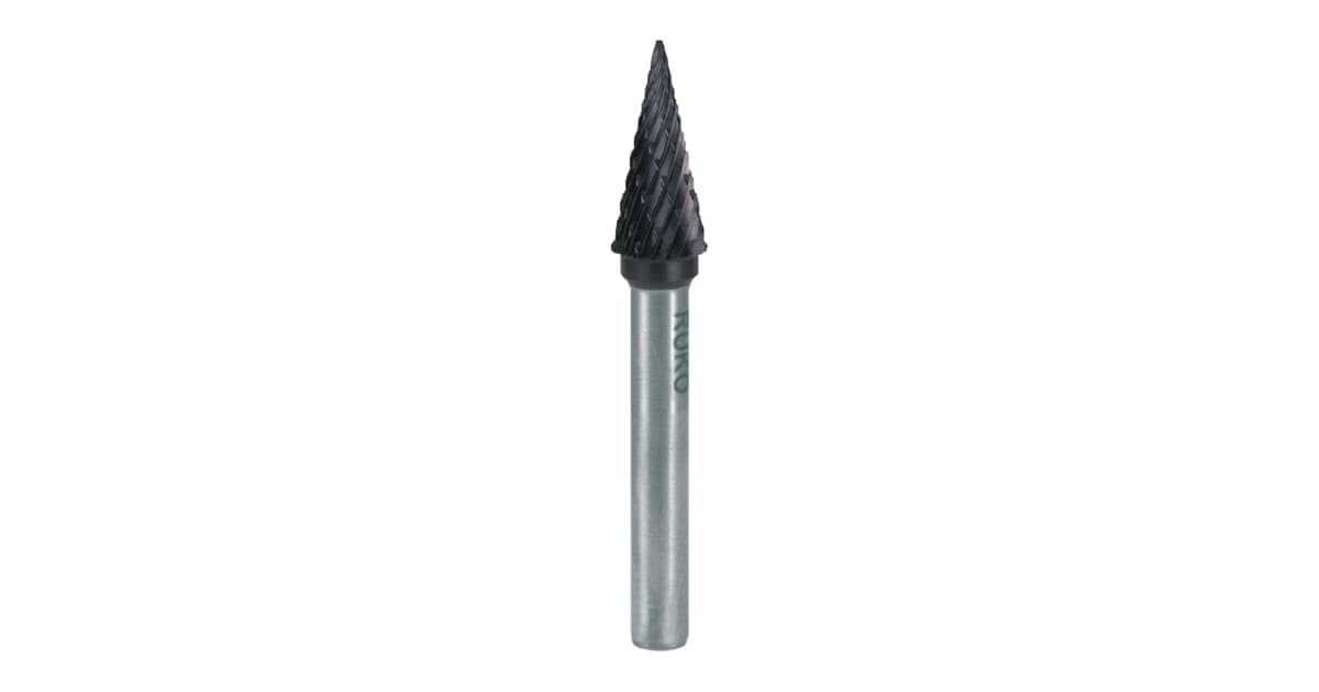 Freză biax din carbură metalică, TiAlN, forma M con ascuțit (SKM) 116039TC