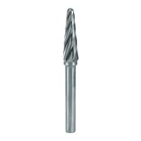 Freză biax din carbură metalică, formă L, con rotund (KEL) – cu dantură din aluminiu 116233A 4