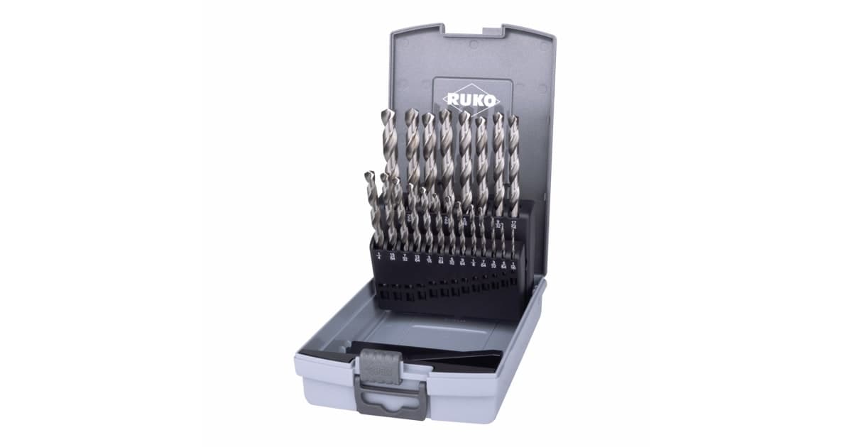 Set burghie elicoidale HSS - 21 piese 214850RO