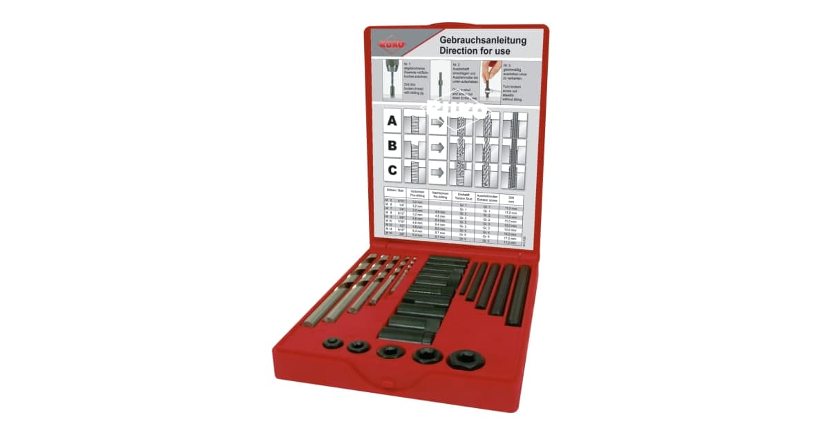 Set scule pentru filetat HSS - 25 piese 244151