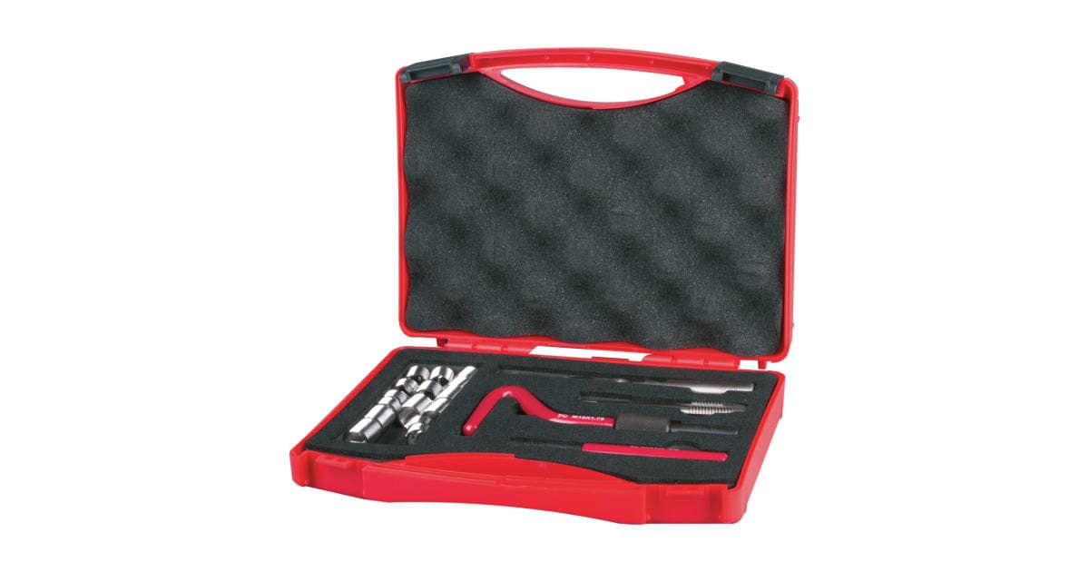 Set scule pentru filetat HSS - 19 piese 244206