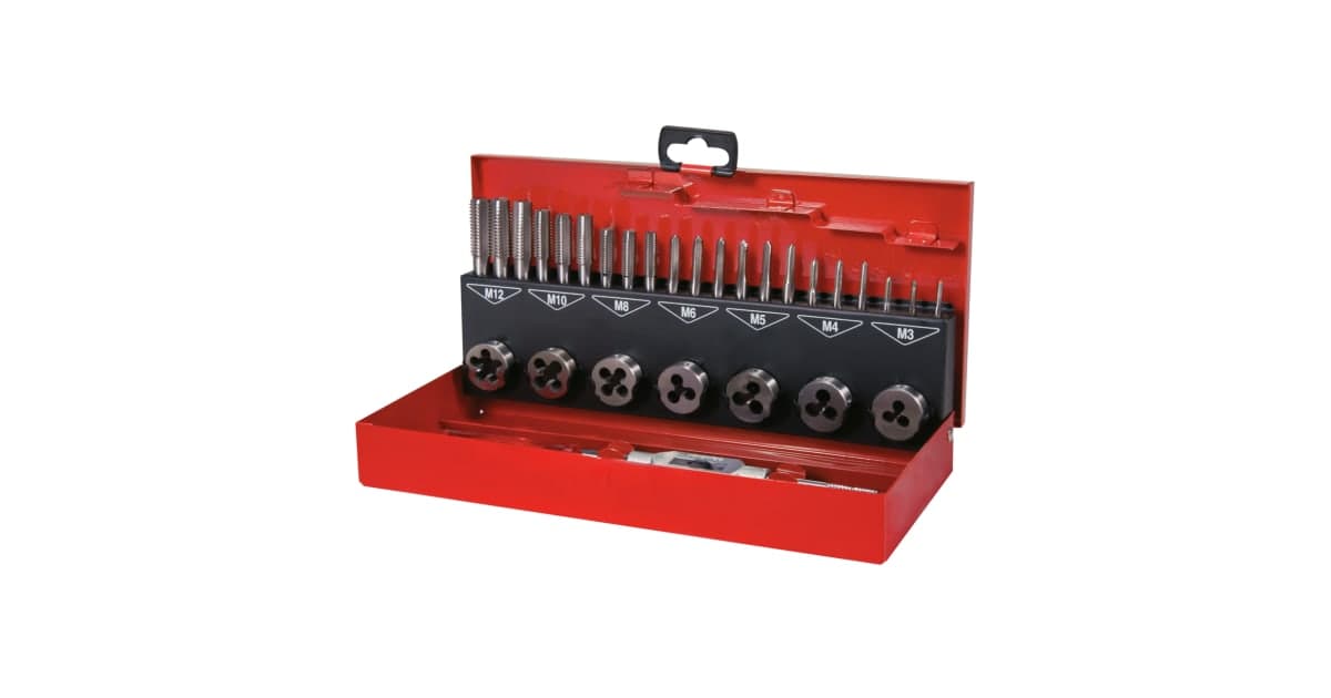 Set scule pentru filetat HSS - 31 piese 245010