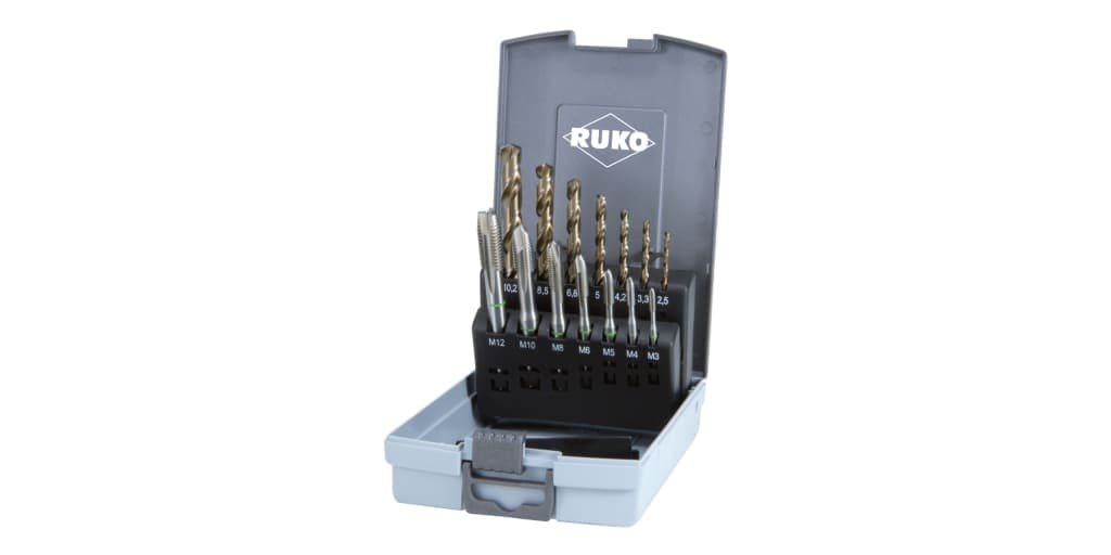 Set scule pentru filetat HSS - 14 piese 245051RO 2