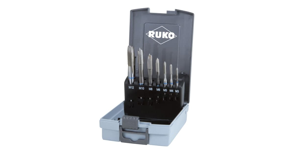 Set scule pentru filetat HSS - 7 piese 245057RO
