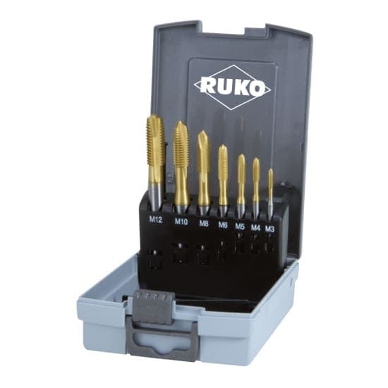 Set scule pentru filetat HSS - 14 piese, tip C, HSS TiN - 7 buc. 245066RO 3