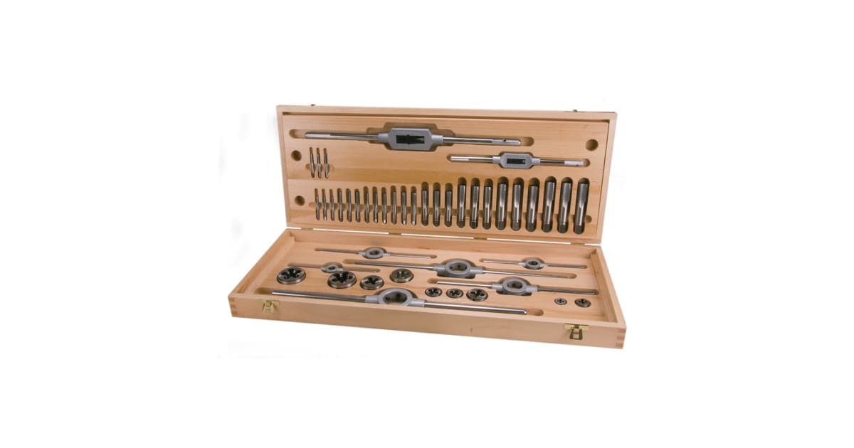 Set scule pentru filetat HSS - 44 piese 245072