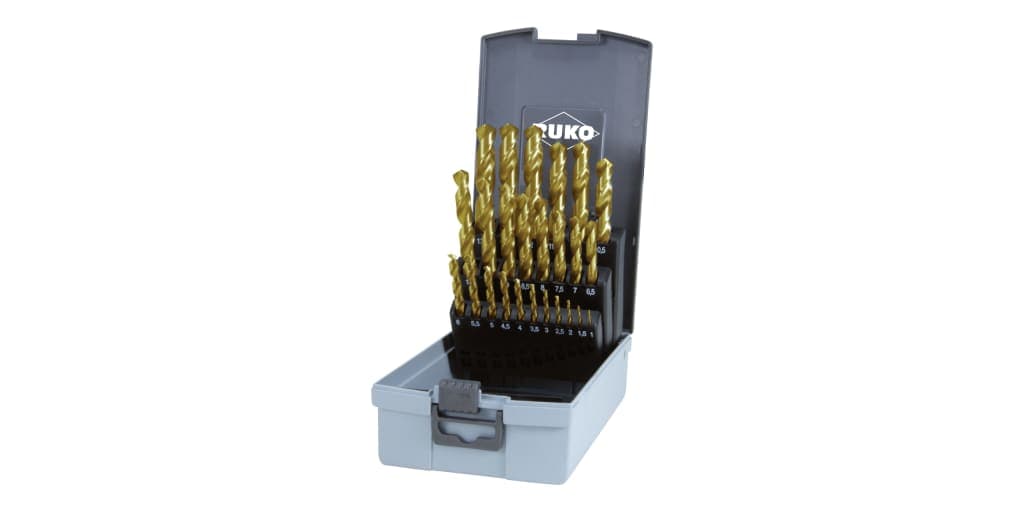 Set burghie elicoidale HSS-TiN - 25 piese 250215TRO 2