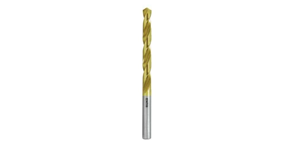 Burghiu elicoidal cu coadă redusă, HSS, TiN, DIN 338, Tip N, în dimensiuni în inchi 250801T 2