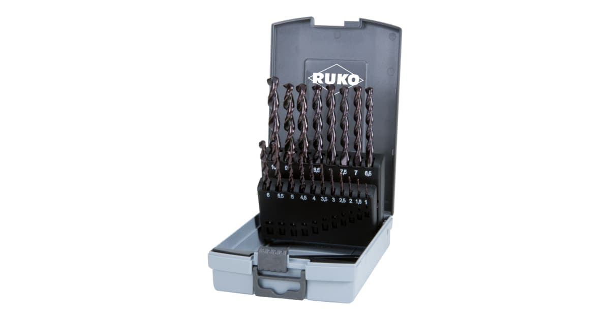 Set burghie elicoidale HSS TiAlN TL 3000 - piese 258214FRO