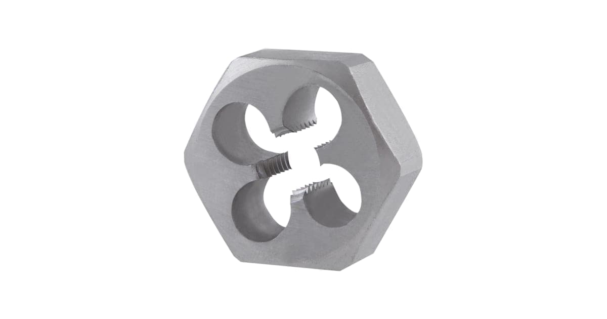 Filieră hexagonală, HSS, M, DIN 382, ​​șlefuită 267040
