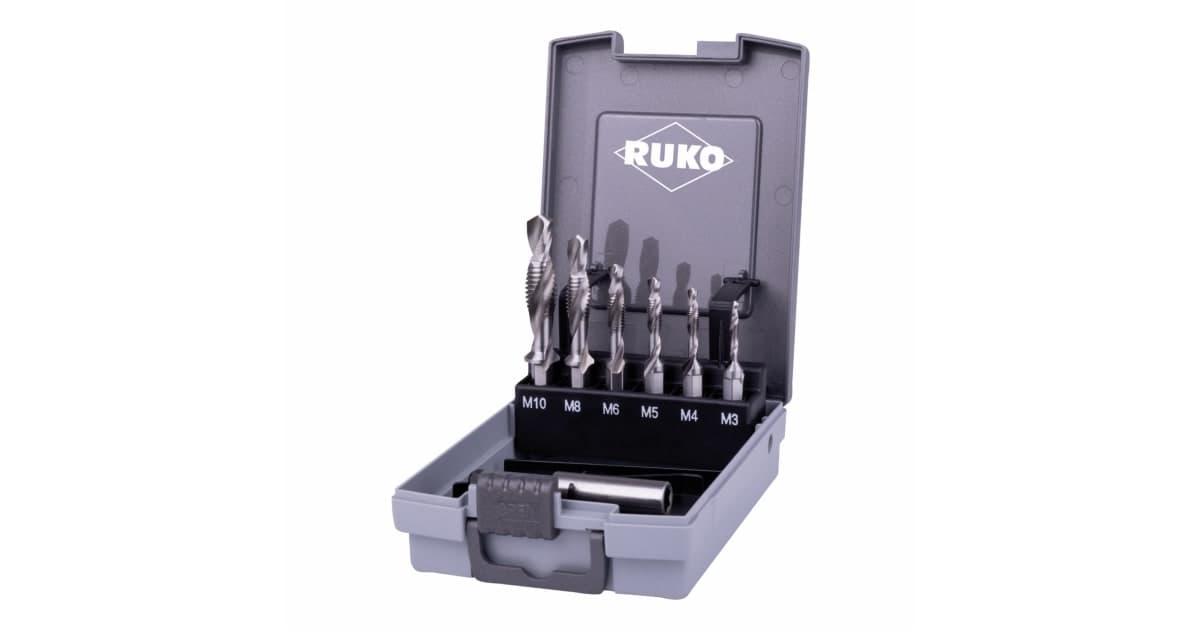 Set scule pentru filetat HSS - 7 piese R270020RO
