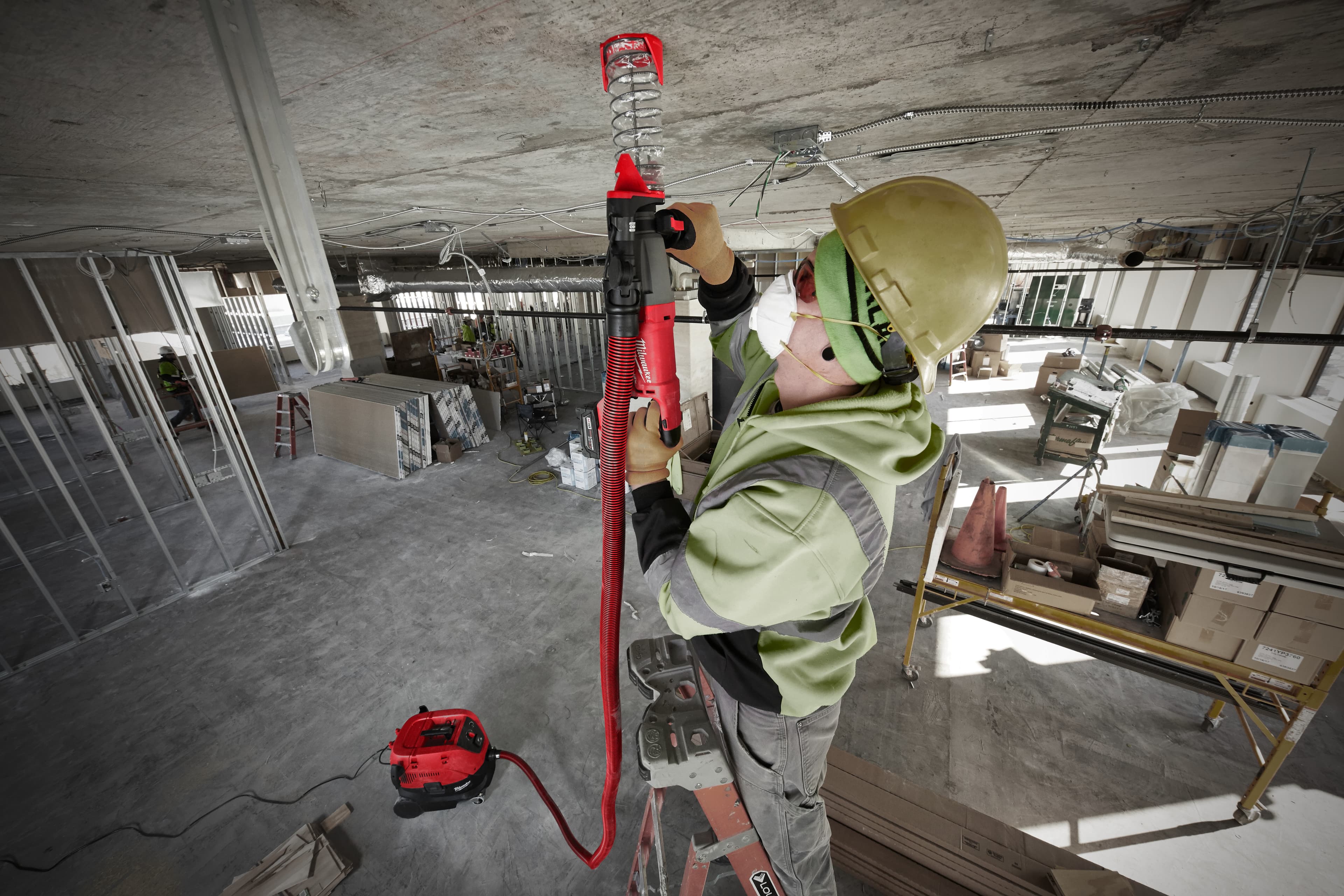 Capac antipraf pentru burghie SDS+