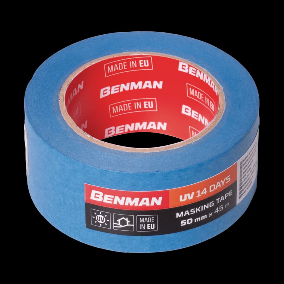 BANDĂ MASCARE ALBASTRĂ UV 14 ZILE, 50mmx45m, BENMAN