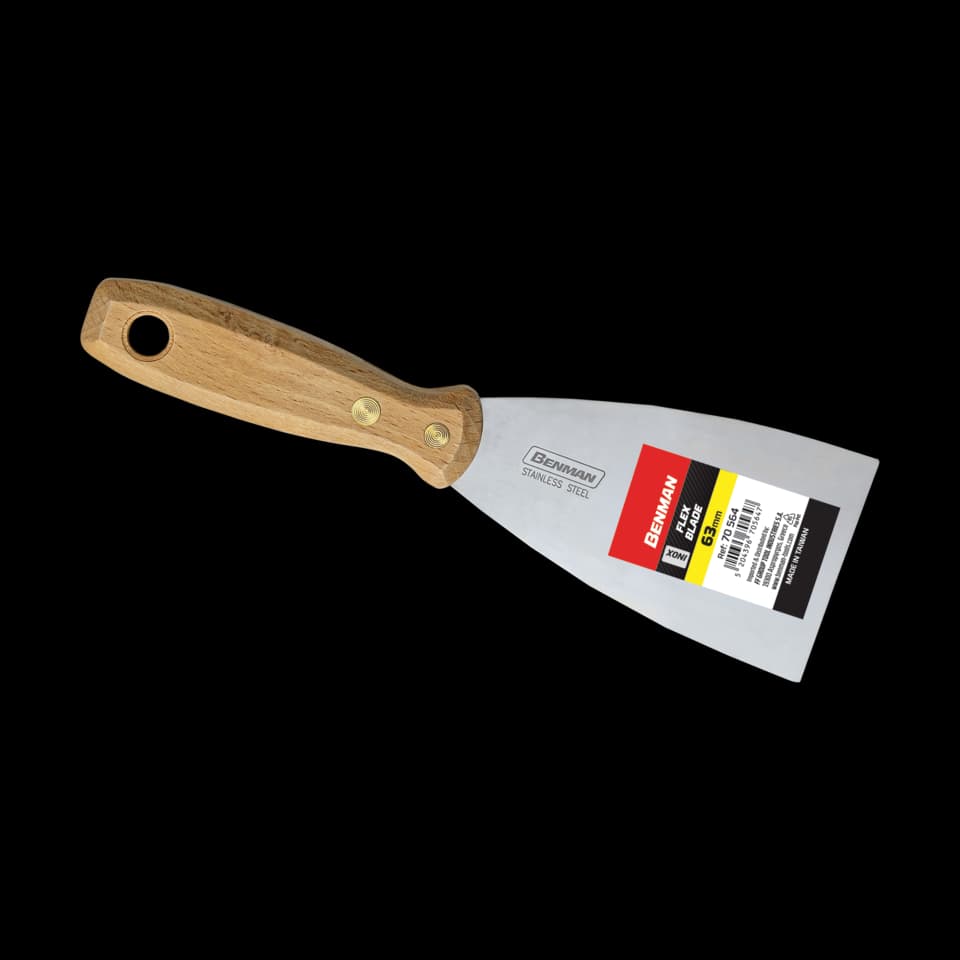 SPACLU FLEXIBIL INOX 3" ( 75MM ) MANER LEMN, Benman, 1.5'' (40mm)