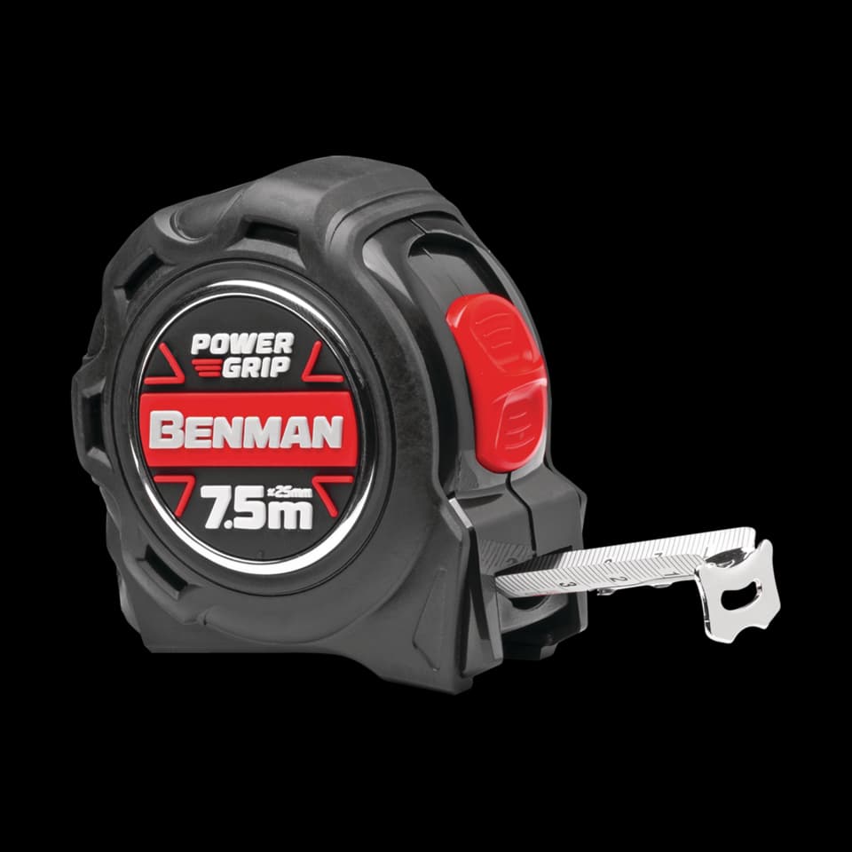 RULETA 5MX25 MM, Benman, 5mx25mm ABS+TPR