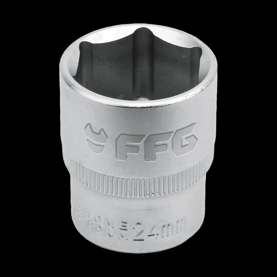 TUBULARA, FF GROUP, 6pt cr-va, 1/2"dr, 10MM, FF GROUP, 6pt cr-va, 1/2"dr, 15MM