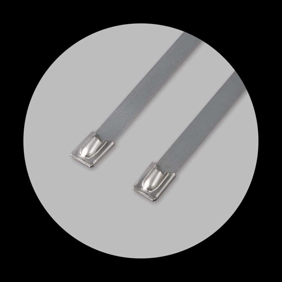 COLIERE METALICE SS316, Benman, 680X7.9mm (100pcs)