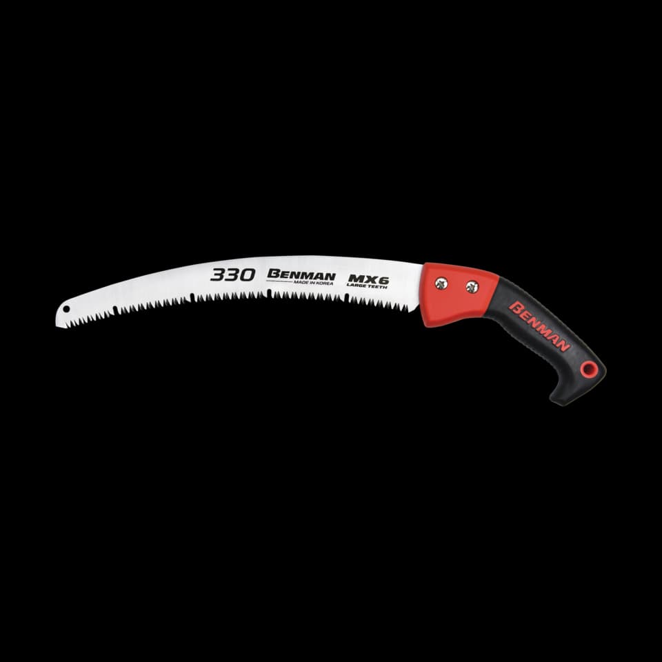 FIERĂSTRĂU CURBAT DE TAIAT CRENGI, CU DINŢI 3D, MX6, 33cm, CU MÂNER RX, BENMAN