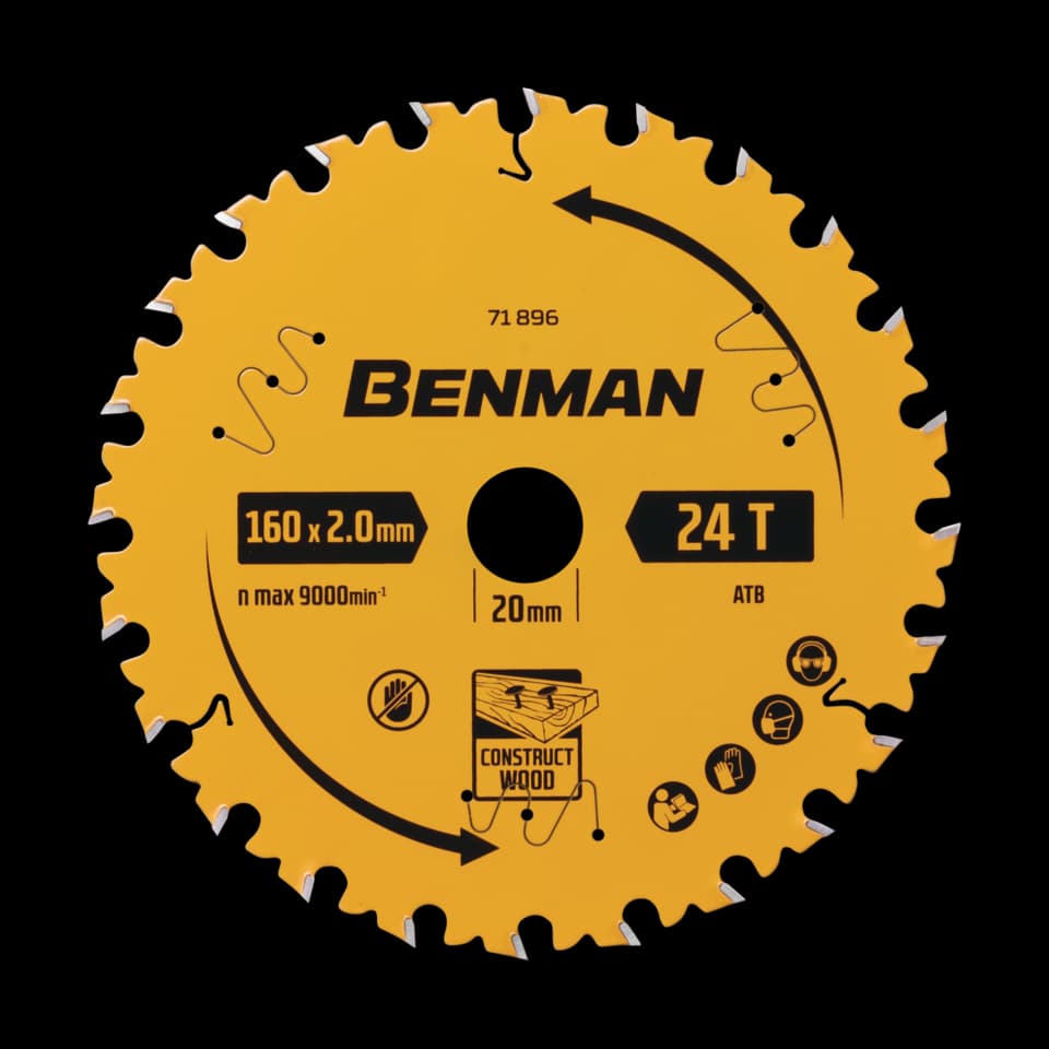 LAMĂ DE FIERĂSTRĂU CIRCULAR PENTRU TĂIEREA EXPERTĂ A LEMNULUI 235x2.2mm/30mm, 30T BENMAN