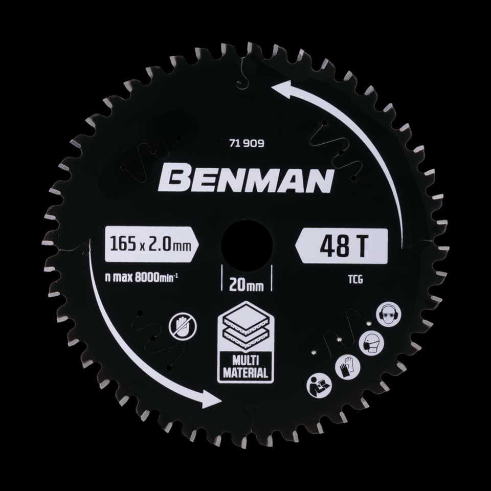LAMĂ DE FIERĂSTRĂU CIRCULAR PENTRU ALUMINIU 305x2.4mm/30mm, 96T BENMAN