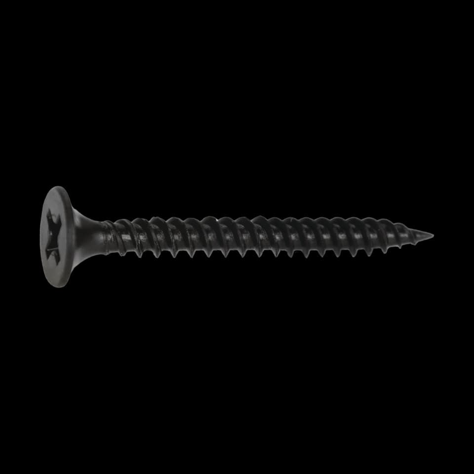 ȘURUBURI CU CAP ÎN CRUCE TIP TROMPETĂ SS GRI ÎNCHIS PENTRU GIPS-CARTON, M3.5X25 (1000PCS) FF GROUP