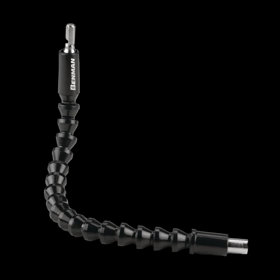 EXTENSIE FLEXIBILĂ PENTRU MAŞINĂ DE GĂURIT ŞI ÎNŞURUBAT, 1/4"x300mm, BENMAN
