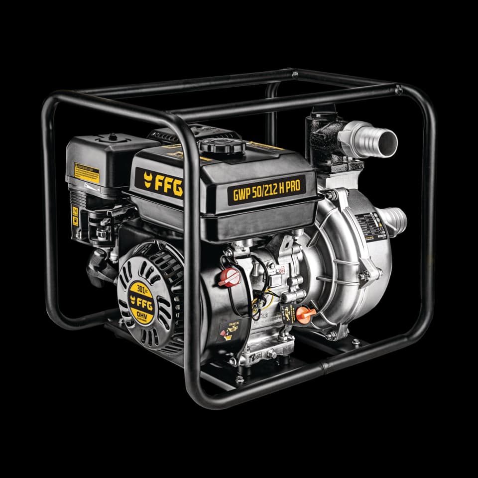 POMPĂ DE APĂ PE BENZINĂ, ÎNALTĂ DE 2", GWP 50/212 H PRO, FF GROUP