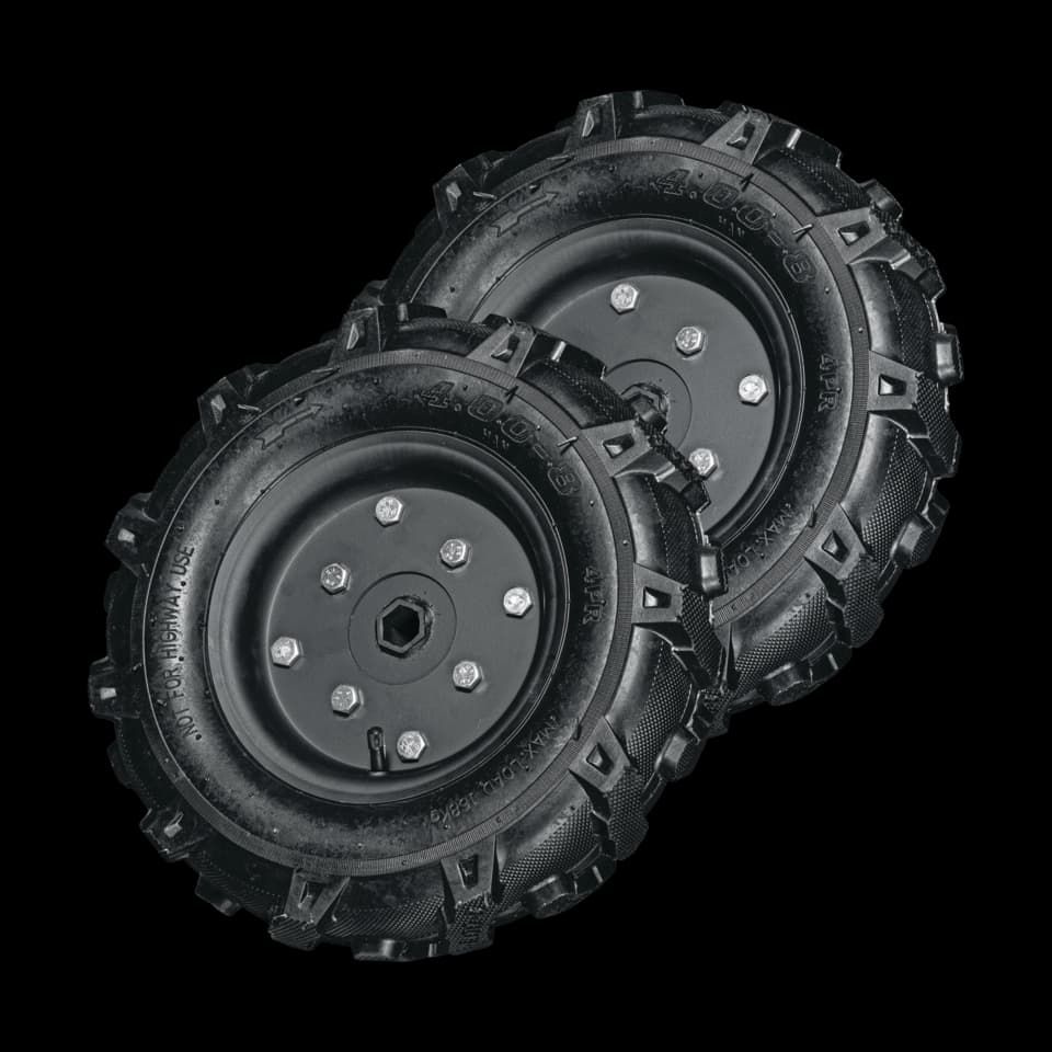 ROȚI DE CAUCIUC PENTRU FRĂTĂ 4,00-8 Ø40CM ΗΕΧ 23MM (46140, 46141, 47288), 2 BUC., FF GROUP
