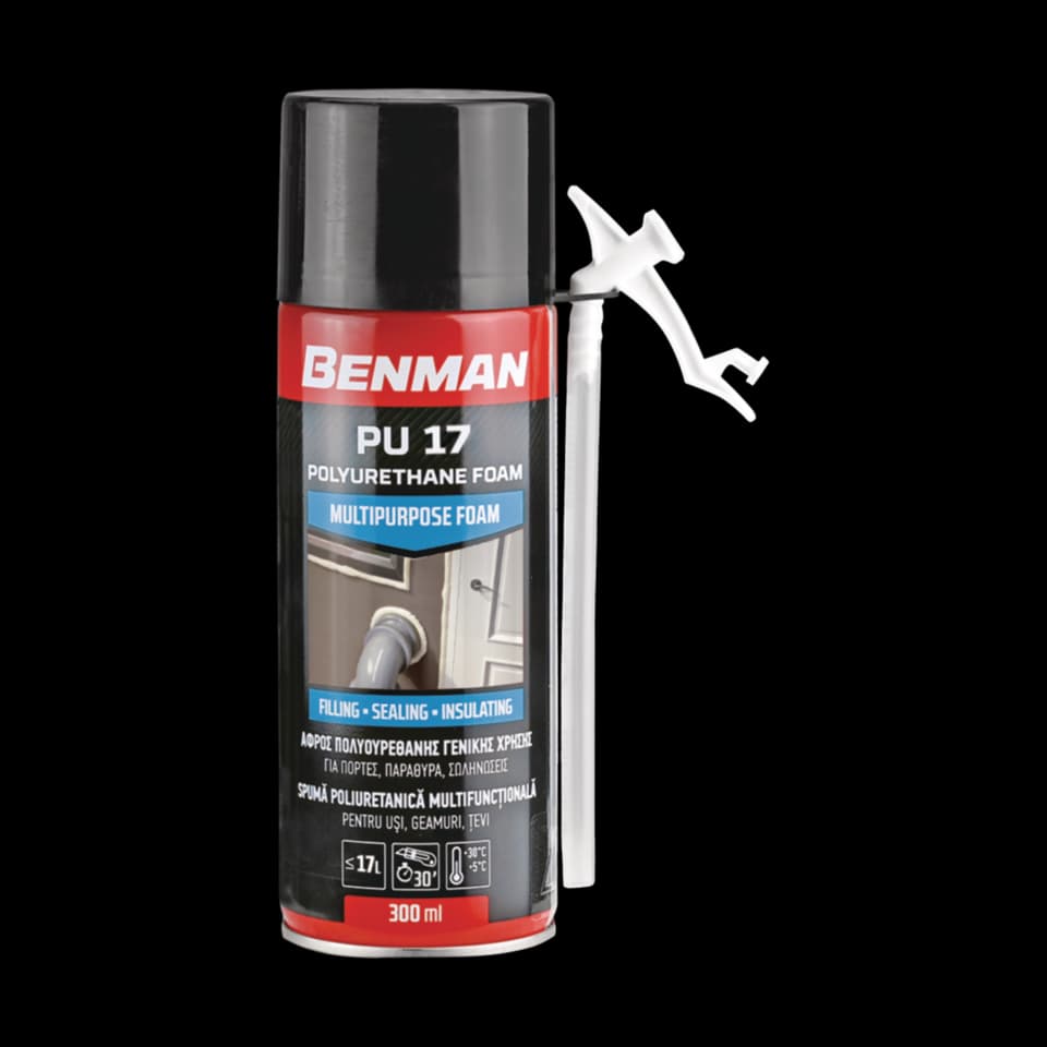 MULTIPURPOSE PU FOAM PU 17, 300ml, BENMAN
