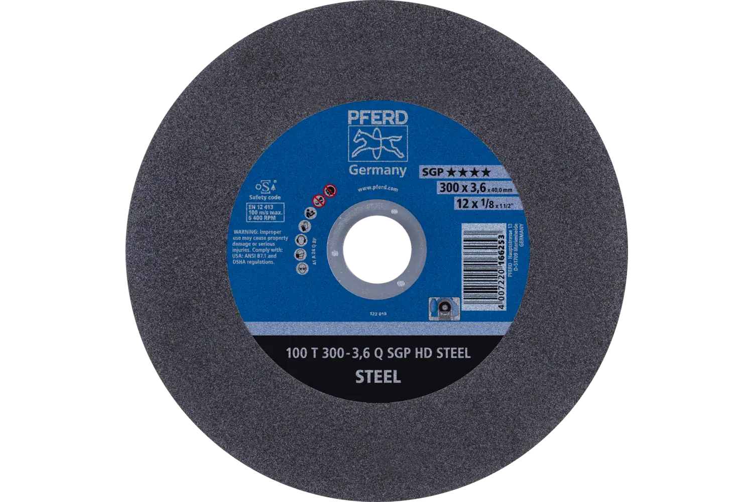 100 T 300-3,6 Q SGP HD STEEL/40,0