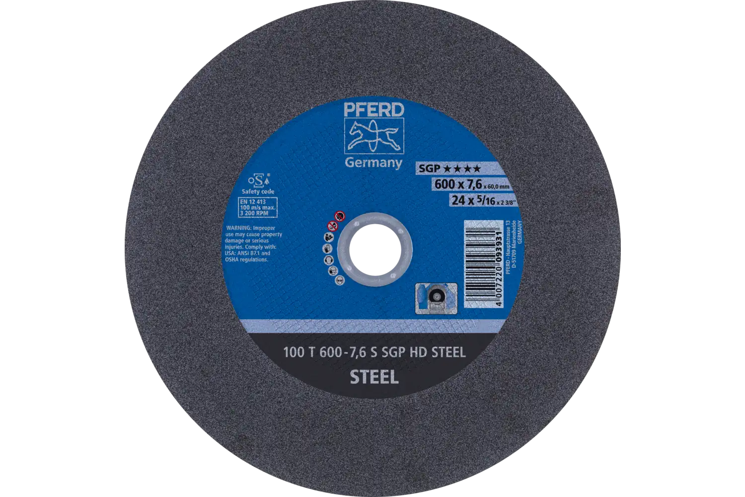100 T 600-7,6 S SGP HD STEEL/60,0