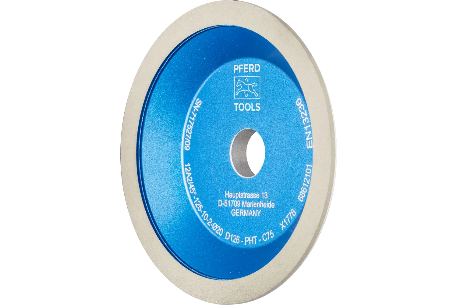 Wheel 12A2/45° 125-10-2-20 D 126 PHT C75