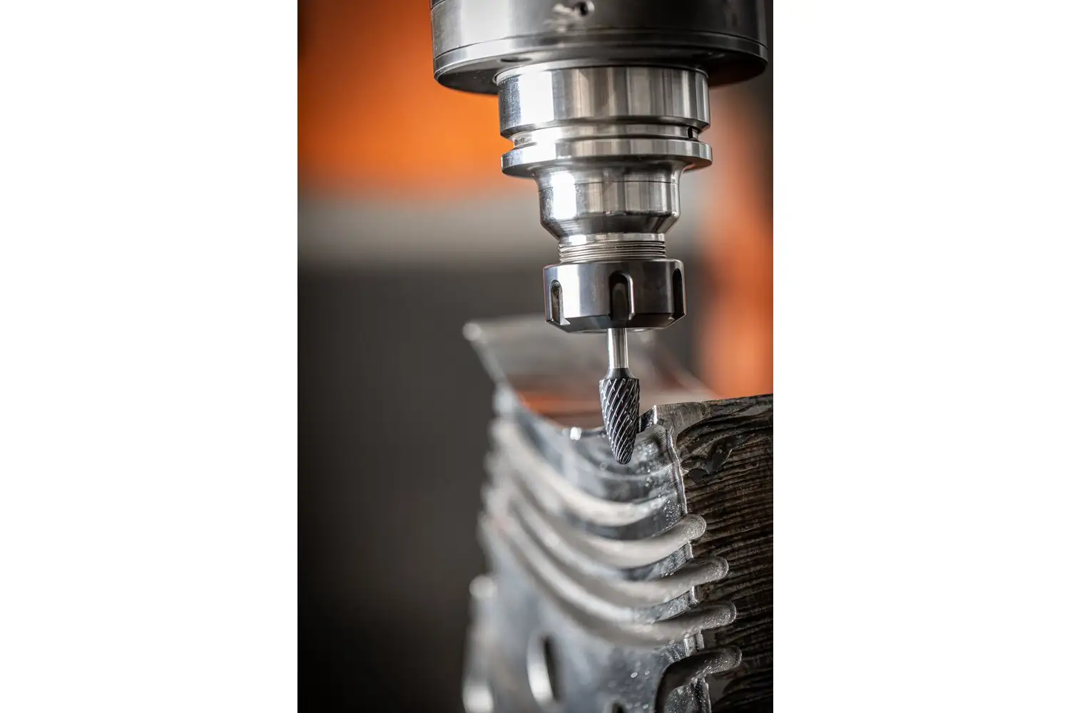 Freză biax din carbură metalică, formă de ogivă sferică (RBF) RBF 1020/6 ALLROUND HC-FEP 3