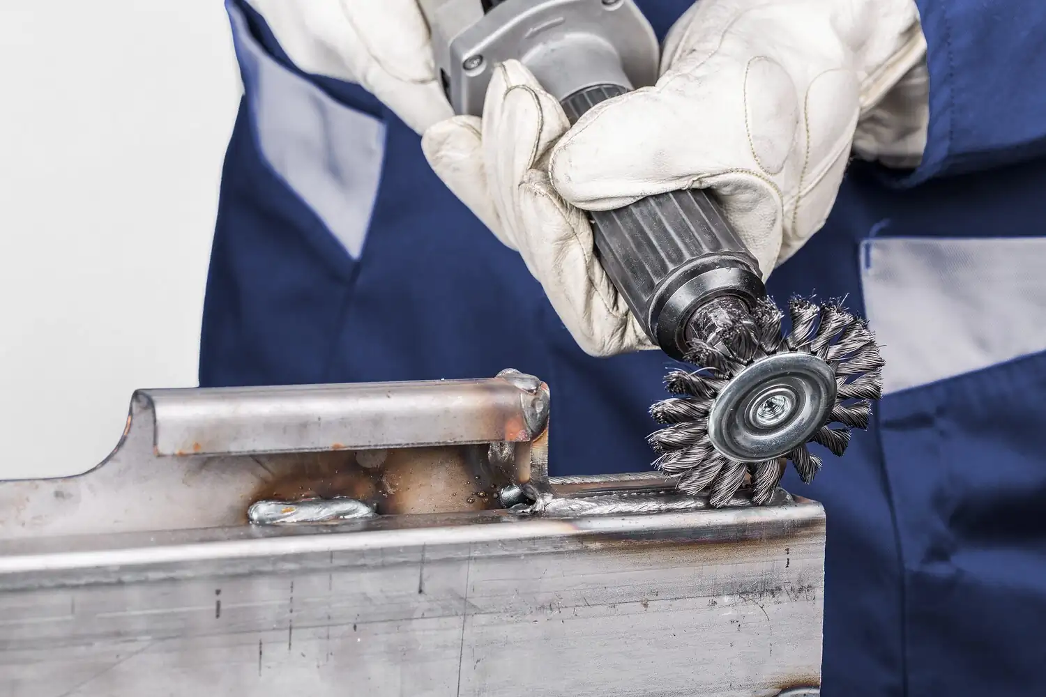 Perie circulară împletită (heavy-duty) din sârmă de oțel POS RBG 7006/6 INOX 0,35 (1) 3