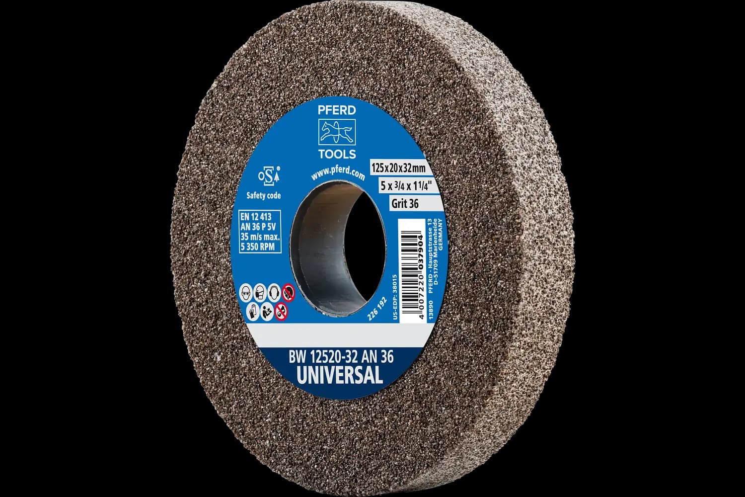 Disc de șlefuire (polizor de banc / universal) BW 12520-32 AN 36 UNIVERSAL